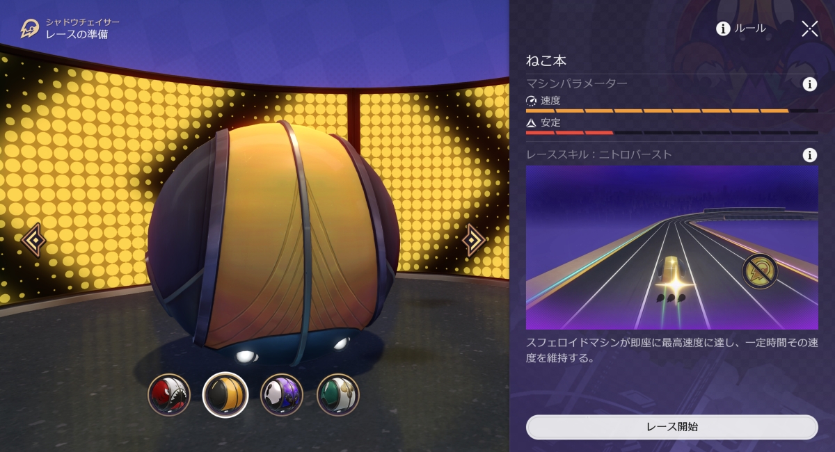 ニトロ搭載の車