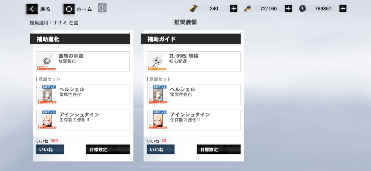 推奨装備